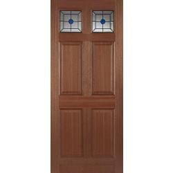 Colonial Top Light External Hardwood Door